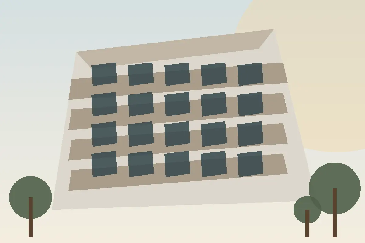 Ilustración conceptual de proyecto residencial